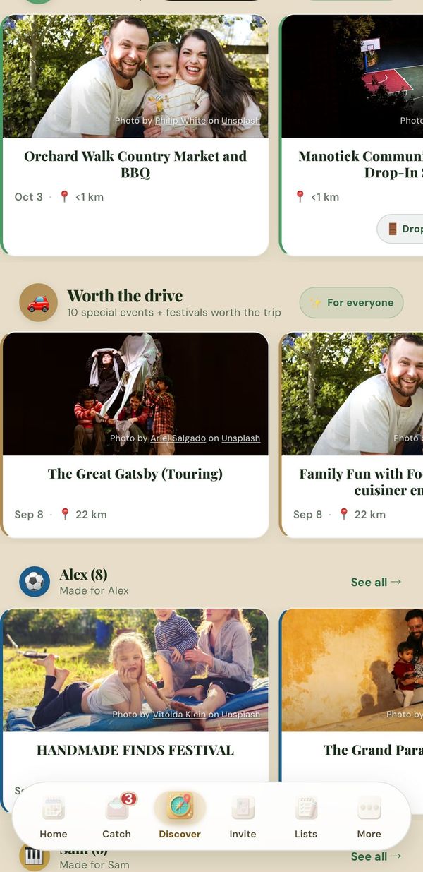 Discover — what's on near you