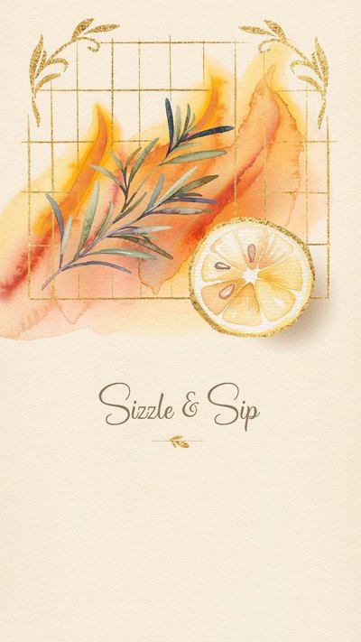 BBQ invitation design bbq-50