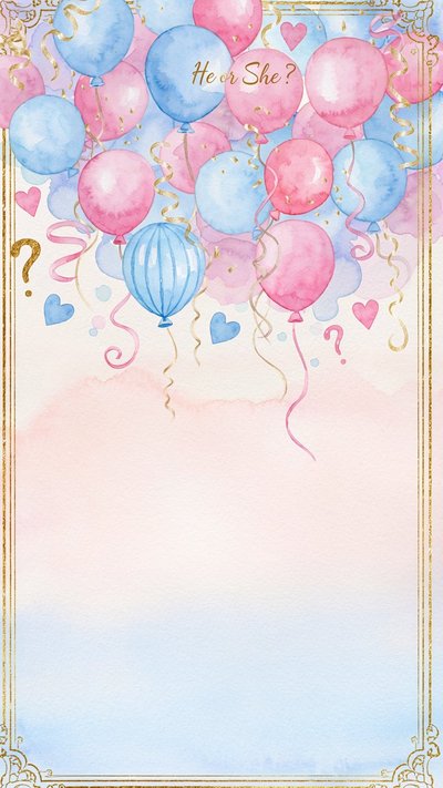 Gender Reveal invitation design genderreveal-112