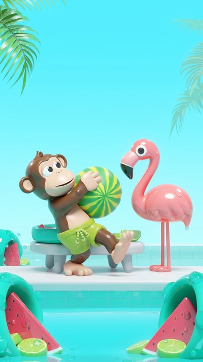 Pool Party invitation design pool-100