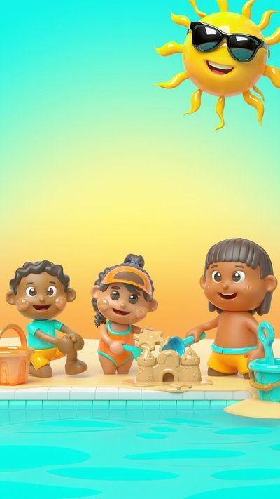 Pool Party invitation design pool-101
