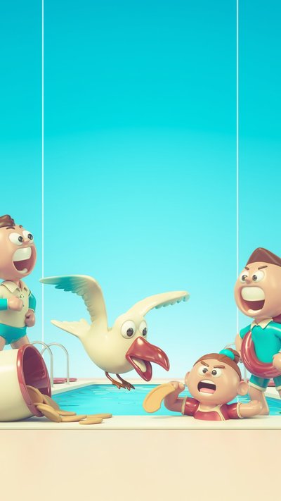 Pool Party invitation design pool-103