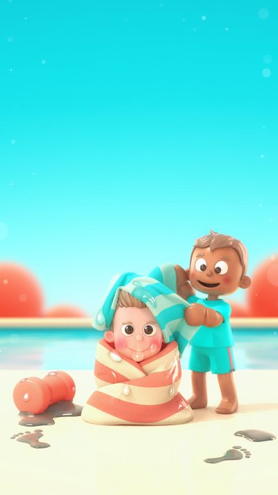 Pool Party invitation design pool-105