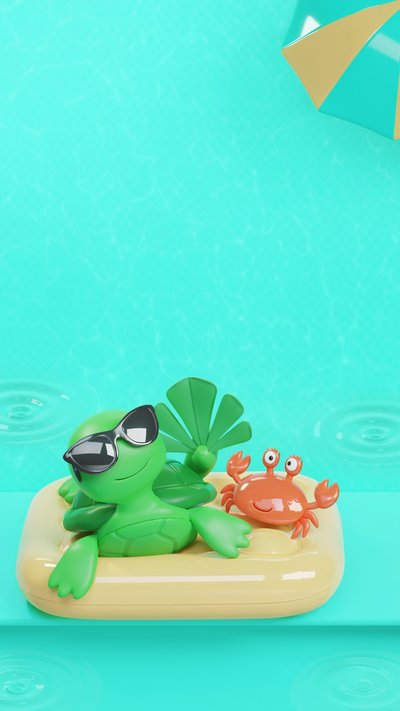 Pool Party invitation design pool-111