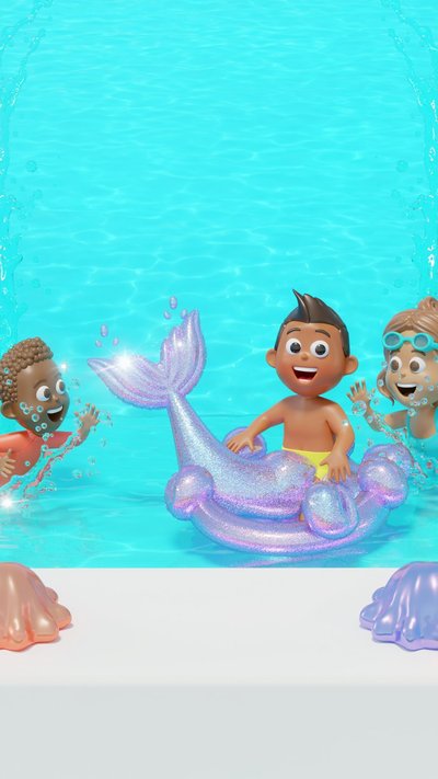 Pool Party invitation design pool-112