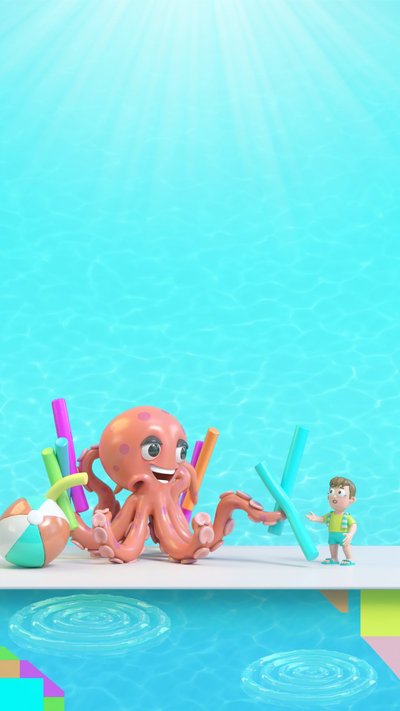Pool Party invitation design pool-118