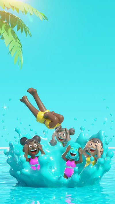 Pool Party invitation design pool-128