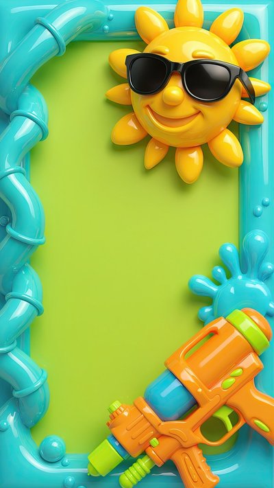 Pool Party invitation design pool-8
