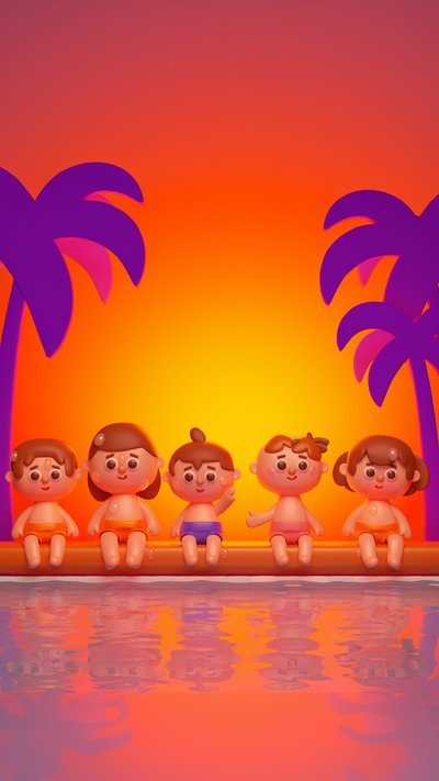 Pool Party invitation design pool-90