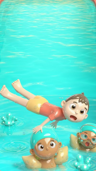 Pool Party invitation design pool-94