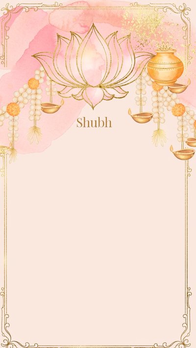 Puja invitation design puja-105