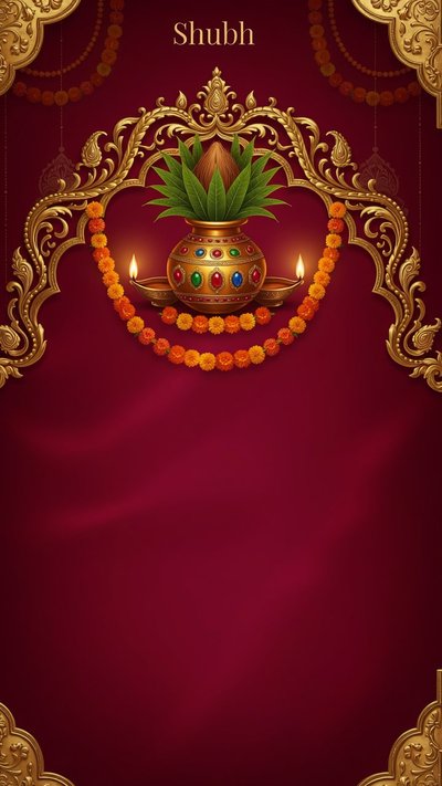 Puja invitation design puja-110