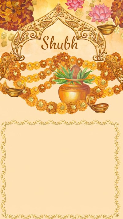Puja invitation design puja-112