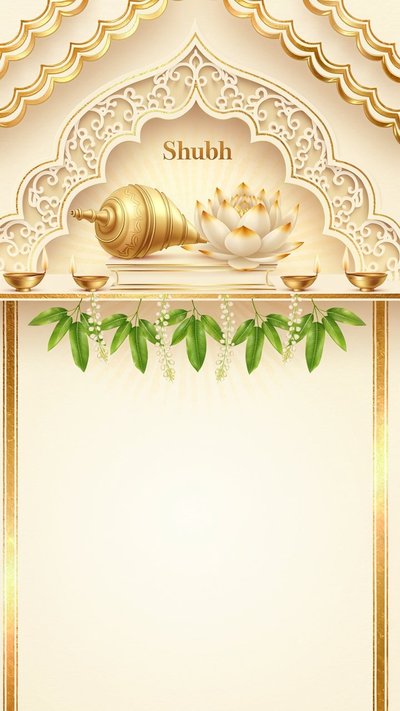 Puja invitation design puja-132