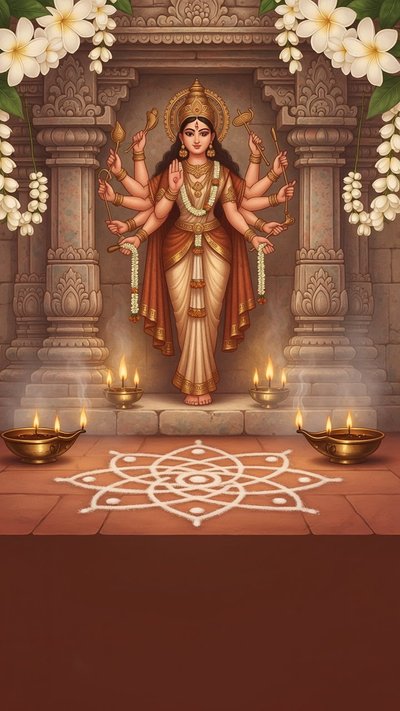 Puja invitation design puja-144
