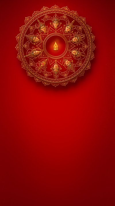 Puja invitation design puja-149