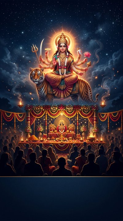 Puja invitation design puja-165