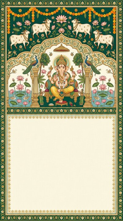 Puja invitation design puja-168