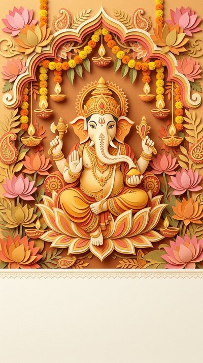 Puja invitation design puja-170