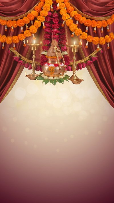Puja invitation design puja-24
