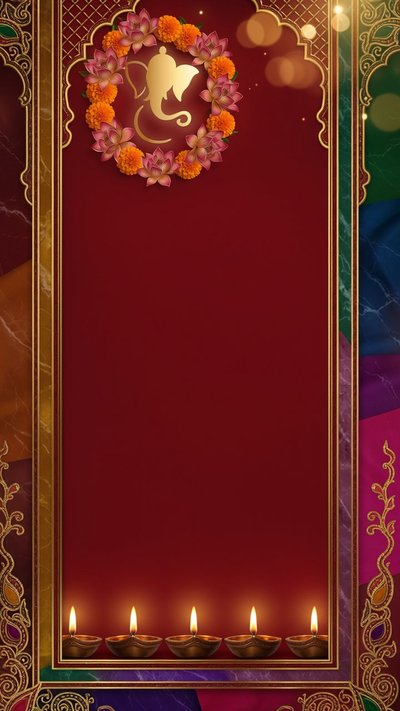 Puja invitation design puja-79