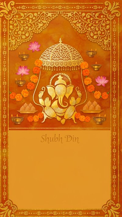 Puja invitation design puja-87