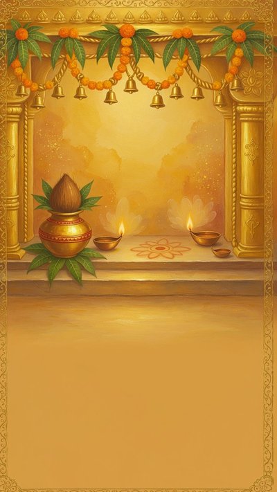 Puja invitation design puja-89