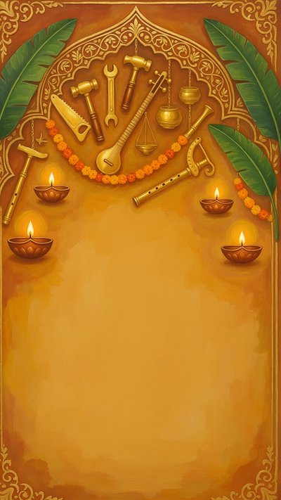 Puja invitation design puja-90